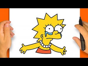 HOW TO DRAW LISA SIMPSON | Step by Step Simple and Easy