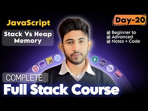 JavaScript Stack vs Heap Memory Explained in Depth | Memory Allocation in JS