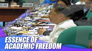 492K views · 5.5K reactions | ESSENCE OF ACADEMIC FREEDOM | "Kami ay academic institution. Hindi po namin maaaring parusahan ang aming mga estudyante o faculty sa kanilang mga paniniwala." Pakinggan ang sagot ni UP President Danilo Concepcion noong tanungin siya ni Sen. Bato dela Rosa sa umano'y recruitment ng komunistang grupo sa unibersidad. For more latest stories, visit us at www.news5.com.ph | News5 | Facebook