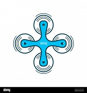 Rotating aerial view Stock Vector Images - Alamy