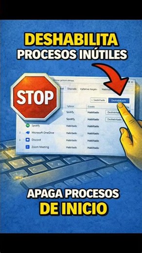 Como deshabilitar aplicaciones de inicio en Windows? 🖥️✅