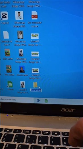 How add Your name on Taskbar #viral #trending #computereducation #vlog #shorts