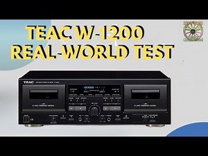 Teac W-1200: Experience the Incredible Cassette Deck Performance!