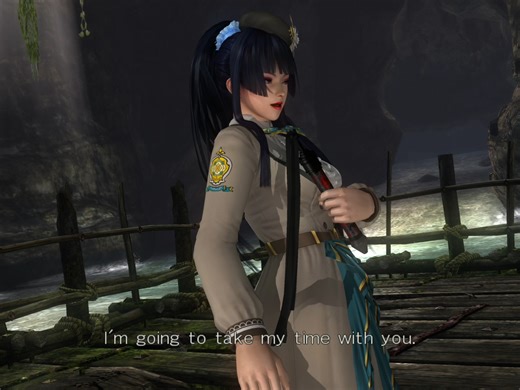 doa5钩丝中毒篇#维纳斯英伦校服与高跟长靴更有高级感