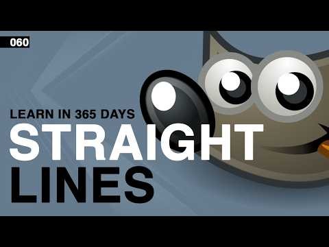How to Draw Straight Lines in Gimp