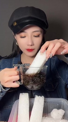 Enjoy the Crunchy Goodness of Slushy Ice Eating ASMR
