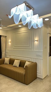 Simple yet Elegant sofa back wall design if you’re planning living room wall design that you want to show off, then you must go through this Design which Make your wall aesthetically appealing and also budget friendly Using Normal Wall paint.. . . . . . . . . #walldecoration #walldesigns #livingroomdecor #livingroomdesign #homedecor #luxuryhomes #interiordesigner | Khan Samad