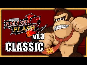 Super Smash Flash 2 (v1.3) - Classic || Donkey Kong