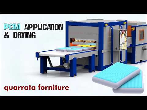 PCM (Phase Change Materials) application and drying line