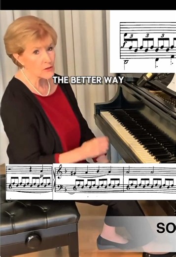 We have to get creative sometimes to play difficult passages (and then keep working on technique to improve, of course :) My daughter and I just opened our online group piano lessons for intermediate pianists, Keys To Progress. Enrollment closes tomorrow, Oct 12. Click the link in our bio to learn more and enroll. What you get each month: 🎹 A deep dive into one ENJOYABLE classical piece, with step-by-step lesson videos that show you exactly how to practice and polish it 🎹 Two Live Q&As per mon