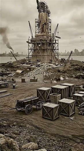 Building the Statue of Liberty From Scratch | Insane Construction Timelapse (ASMR)