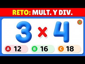 ¡Tablas de Multiplicar Súper Fáciles! (Nivel 1) ✖️👶 (Viral)