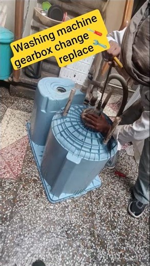 washing machine gearbox replace🪛🔧 #trending #viral #washing machine #gearbox #repair #service #