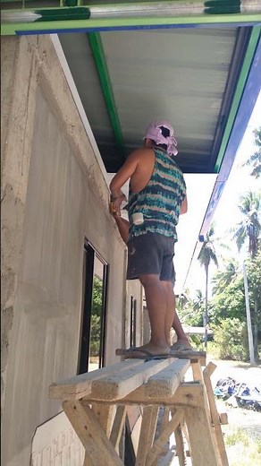 cladding#short#installation of ceiling cladding#wall angle#blind rivets