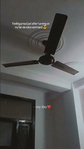 Fan control using esp32 with the help of Bluetooth via voice command||#esp32||#homeautomation