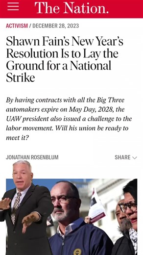 UAW is organizing for a national strike calling on all unions to align their contracts with mayday 2028 #generalstrike #nationalstrike #uaw #uawd #labormovement #union #unionyes #standupuaw #ShawnFain #MembersUnited #Meme #MemeCut #CapCut