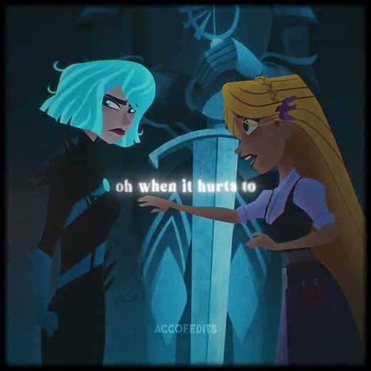 Cassandra and Rapunzel - faced it all | #edit #tangled #tangledtheseries #sad #shorts #disney