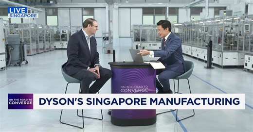 Dyson CEO on why Singapore is ideal for advanced manufacturing