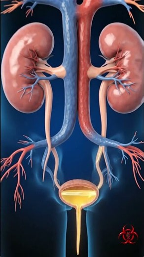 Así limpian tus riñones la sangre 🧬 #shorts #viralshorts #shortsvideo #riñones #biologia