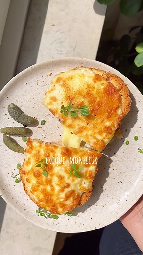 French Croque-Monsieur Recipe: Gourmet Grilled Cheese Sandwich