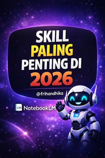 Skill paling penting di 2026 itu bukan coding. Bukan desain. Bukan juga hafal 20 AI tools. Yang paling penting adalah: Learning How to Learn. Karena AI berubah cepat. Tools ganti tiap bulan. Kalau kamu nggak bisa belajar cepat, kamu akan selalu tertinggal. Di 2026, yang unggul bukan yang paling pintar. Tapi yang paling cepat memahami hal baru dan langsung mempraktikkannya. AI cuma alat. Yang bikin kamu relevan adalah kemampuan belajar ulang. Setuju atau nggak? 👀 @frihandhika #Skill2026 #AI #Lea
