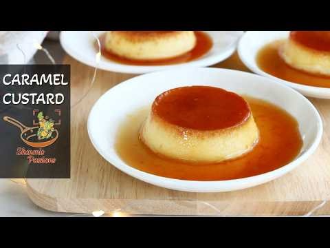 Caramel Custard Recipe | Creme Caramel Recipe (Just 4 ingredients)