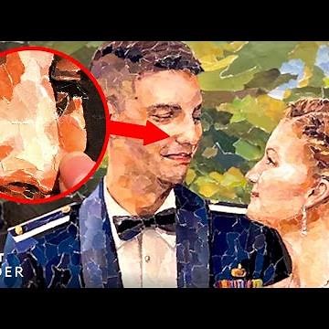 Artist Creates Mosaic Portraits Using Magazine Scraps