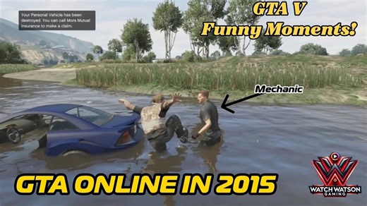 GTA V Funny Moments! - #1 - GTA Online In 2015 Throwing it back to...