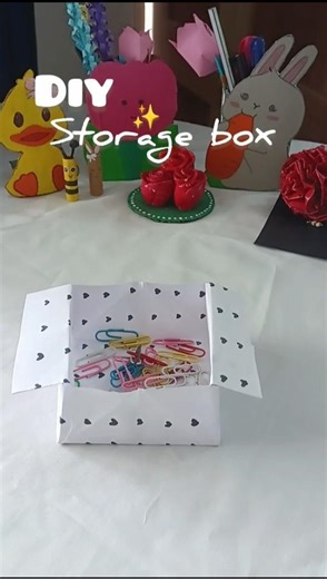 diy paper storage box✨|#shorts#diy#craft|journeywithme