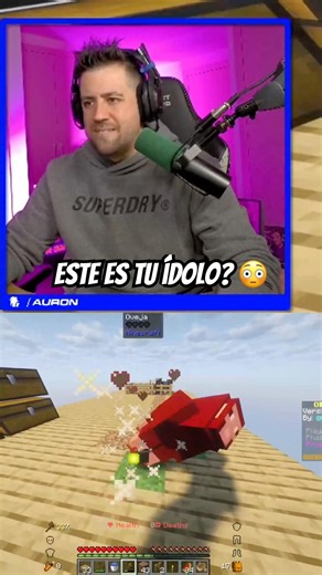 Auron…? 😳 JJAJAJAJA #auronplay #minecraft #viralshort