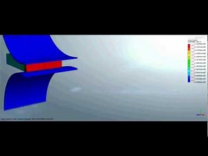 Metal block rolling FEA analysis with midas NFX (Nonlinear Explicit)
