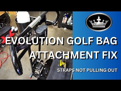 How to Fix an Evolution Golf Bag Attatchment System When Straps Will Not Retract/Pull Out