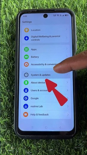 How to update realme phone #realme #phone #software #update #settings #new #shorts #viral #yt
