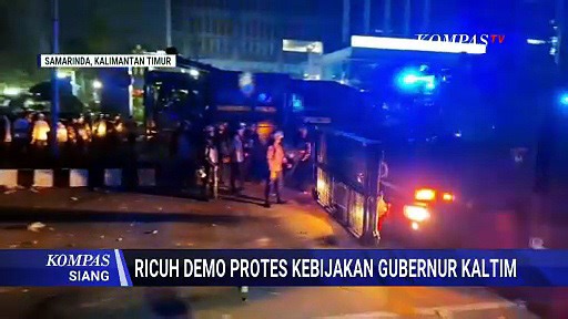 Demo ricuh di Kaltim! Warga protes renovasi rumah gubernur Rp25 M dan mobil dinas Rp8,5 M