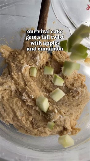 77K views · 1.1K reactions |   You guys asked, we delivered! Our viral berry cake got a fall makeover with apples and cinnamon, and let me tell you, it’s GOOD. It still has the crinkly sugar crunch topping, but I added a hint of cinnamon too. Comment RECIPE and I’ll send it to you!! https://www.tastesoflizzyt.com/apple-cinnamon-cake/ #appleseason #applepickingseason #grannysmith | Tastes of Lizzy T | Facebook