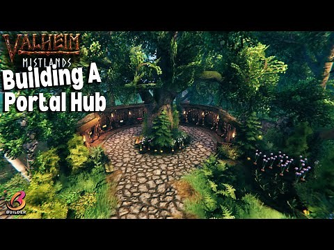 Valheim: Building the MOST BEAUTIFUL Portal Hub