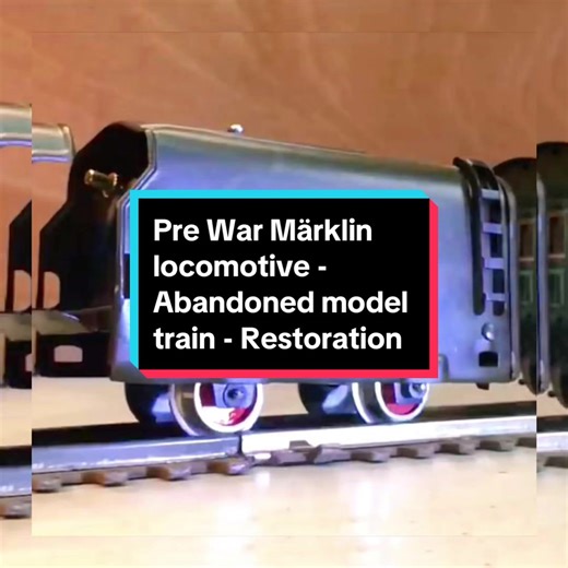 Pre War Märklin locomotive - Abandoned model train - Restoration #refresh #recover #top
