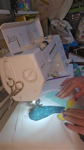 ASMR applique sewing