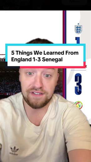 5 Things Learned From England's Match Against Senegal