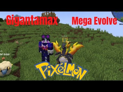 How to Gigantamax and Mega Evolve your Pokemon in (Pixelmon)