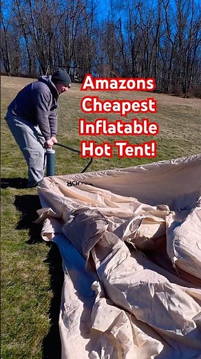 Amazons Cheapest #inflatabletent #camping #outdoors