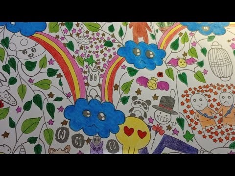 Finally it's completed! 😊|Random coloring time + It's raining