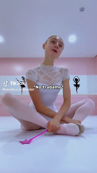 Ai que legal Bia 💗🫶🏻✨ #ballet #professora #bailarina #danca #ginastica