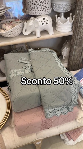 Trapuntino matrimoniale completo con copriguanciali - Sconto 50%