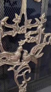 Antique French Brass Fireplace Screen: Ornate Louis XVI Style - Etsy