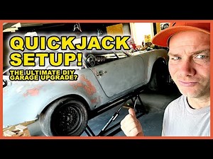 QuickJack Car Lift Unboxing and Setup // Is This The ULTIMATE Garage Upgrade???