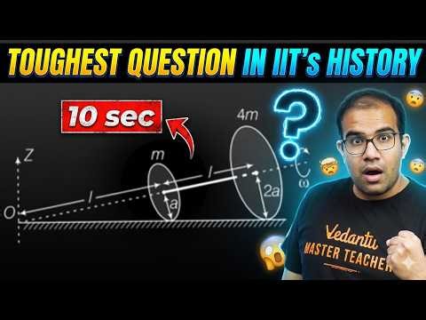 Fastest Trick to Solve JEE Advanced 2016 Question of Rotational Motion | Vinay Shur Sir