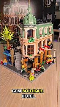 Checked into luxury LEGO style! Just built the Boutique Hotel and wow — this set is pure class 🌴