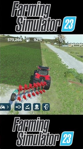 😱 Next Level Plowing in FS23 Mobile! 🚜🔥 #shorts #viral