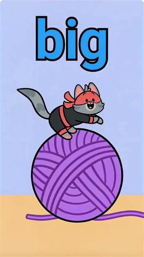 Kindergarten Sight Words: big | Kitten Ninja by Epic
